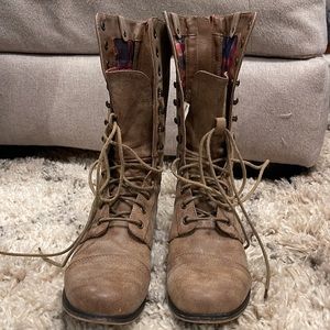 Madden Girl Galeriaa Combat Boots